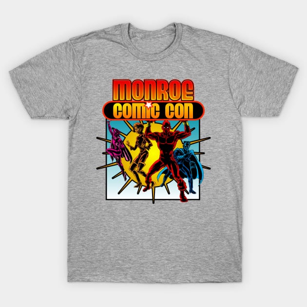 Monroe Comic-Con Logo Tee T-Shirt by gpill22